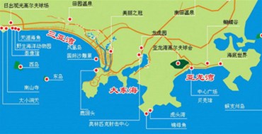 三亚旅游景点全地图